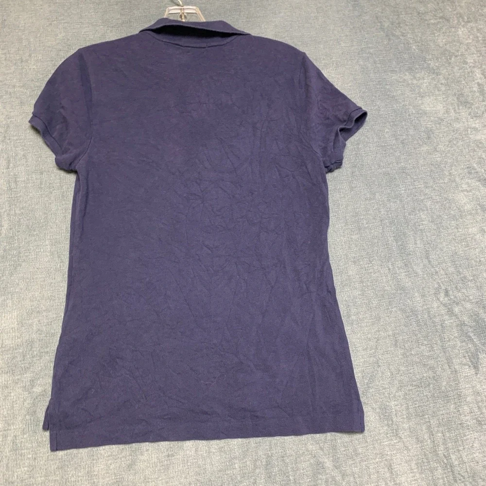 Polo Ralph Lauren Shirt Mens Small Blue Hi Lo Hem Performance Golf Skinny Fit